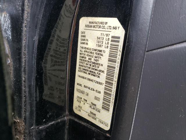 Фото 10 с аукциона – 1998 NISSAN SENTRA E с VIN 1N4AB41D6WC726997