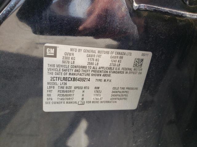 Photo 10 from auction – 2011 GMC TERRAIN SL with VIN 2CTFLRECXB6439214