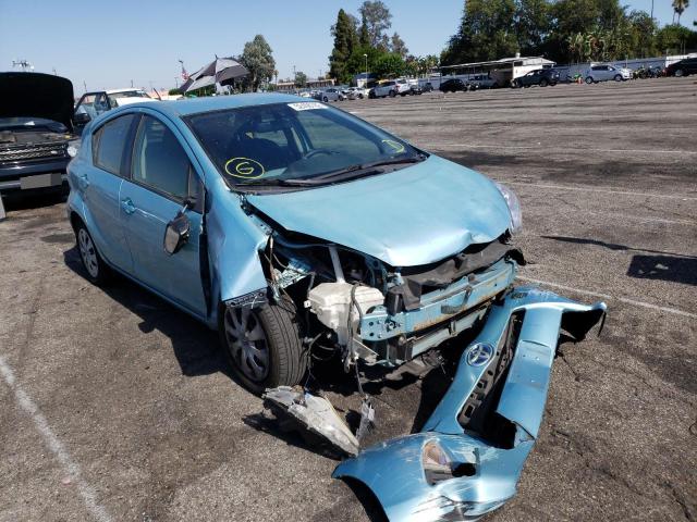 TOYOTA PRIUS C 2012 with VIN JTDKDTB39C1004326 - Photo from auction