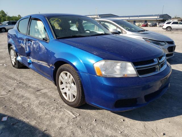 DODGE AVENGER SE 2013 with VIN 1C3CDZAB9DN593974 - Photo from auction