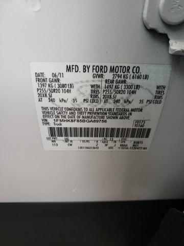Photo 10 from auction – 2011 FORD EXPLORER L with VIN 1FMHK8F85BGA89756