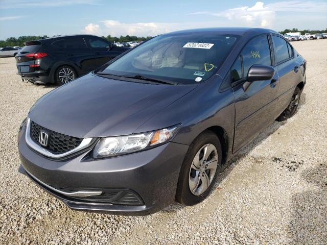 Photo 2 from auction – 2014 HONDA CIVIC LX with VIN 19XFB2F57EE047964