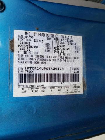 Photo 10 from auction – 1995 FORD RANGER SUP with VIN 1FTCR14U9STA24174