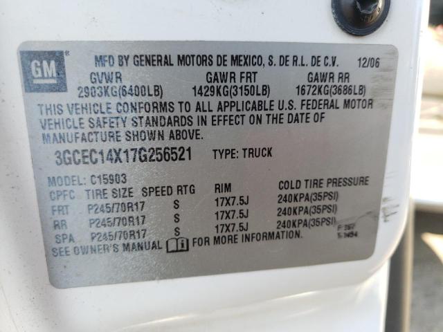 Photo 10 from auction – 2007 CHEVROLET SILVERADO with VIN 3GCEC14X17G256521