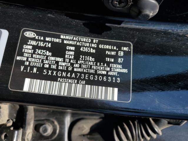 Foto 10 de la subasta – 2014 KIA OPTIMA EX con VIN 5XXGN4A73EG306313