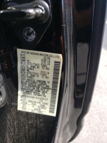 Photo 10 from auction – 2006 NISSAN FRONTIER K with VIN 1N6BD06T66C420932