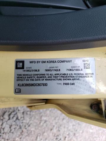Foto 10 de la subasta – 2013 CHEVROLET SPARK LS con VIN KL8CB6S96DC607930