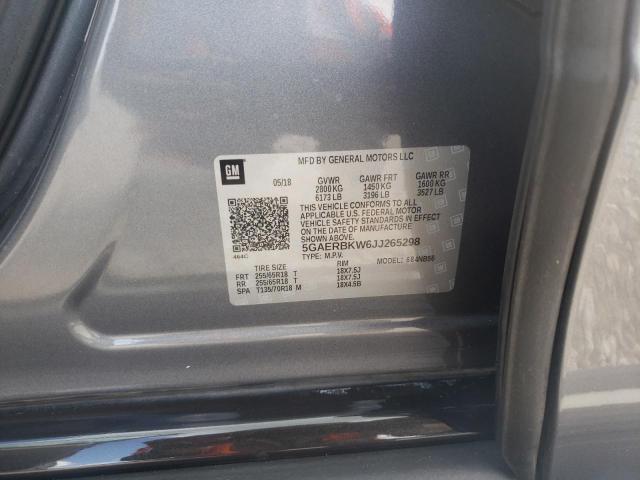 Photo 10 from auction – 2018 BUICK ENCLAVE ES with VIN 5GAERBKW6JJ265298