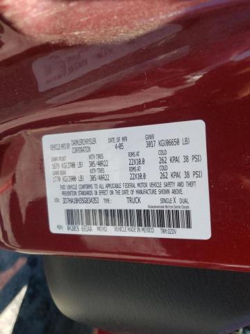 Photo 10 from auction – 2005 DODGE RAM SRT10 with VIN 3D7HA18H35G834353