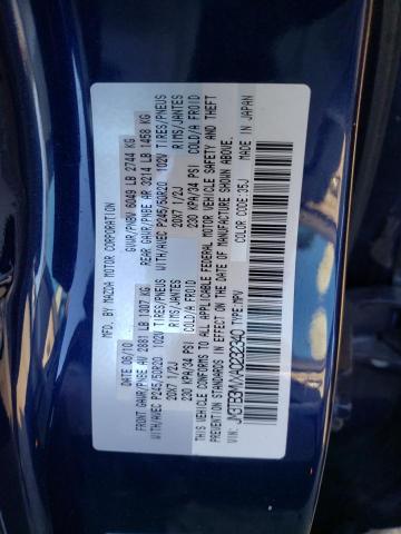 Photo 10 from auction – 2010 MAZDA CX-9 with VIN JM3TB3MVXA0232340