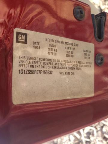 Photo 10 from auction – 2007 CHEVROLET MALIBU LS with VIN 1G1ZS58F07F166932