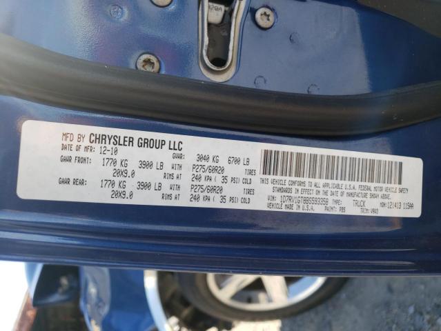 Photo 10 from auction – 2011 DODGE RAM 1500 with VIN 1D7RV1GT8BS593358