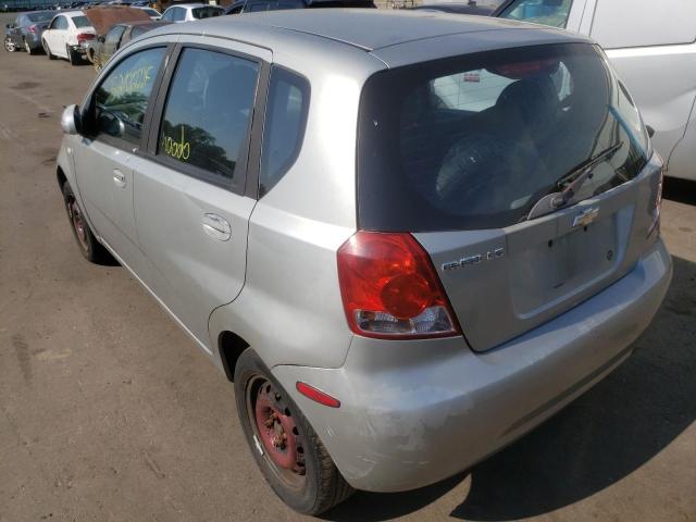 Photo 3 from auction – 2005 CHEVROLET AVEO BASE with VIN KL1TD62635B421218