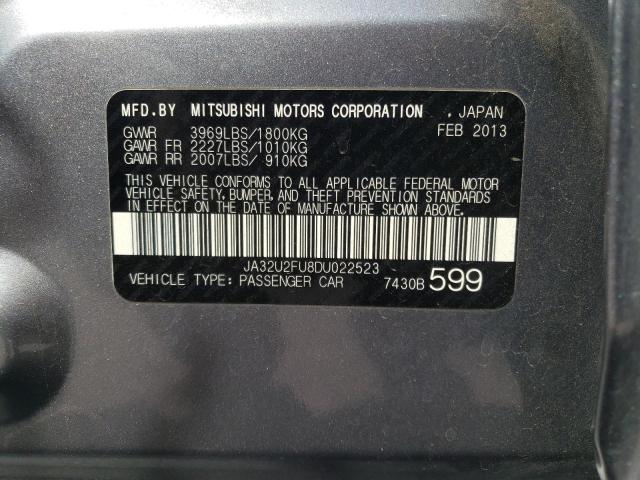 Photo 10 from auction – 2013 MITSUBISHI LANCER ES/ with VIN JA32U2FU8DU022523