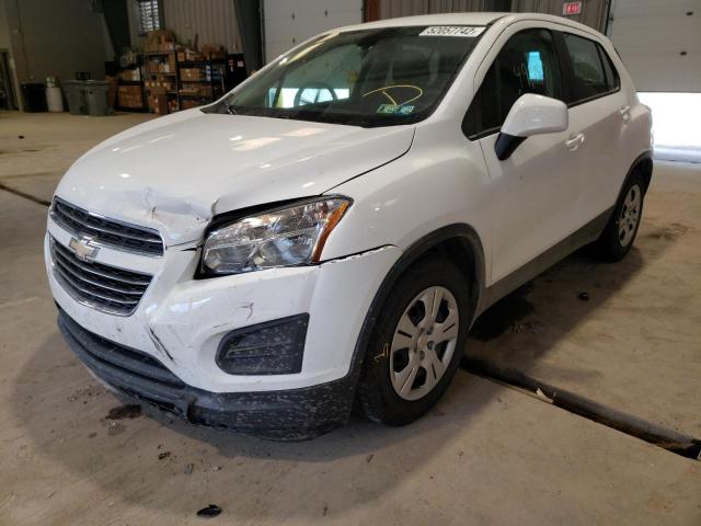 Photo 2 from auction – 2016 CHEVROLET TRAX LS with VIN 3GNCJKSB8GL234914