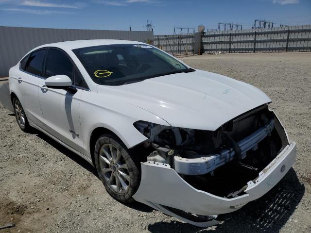 FORD FUSION SE 2017 with VIN 3FA6P0LU7HR323905 - Photo from auction