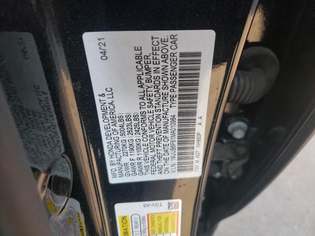 Photo 10 from auction – 2021 ACURA TLX TECH A with VIN 19UUB6F61MA010984
