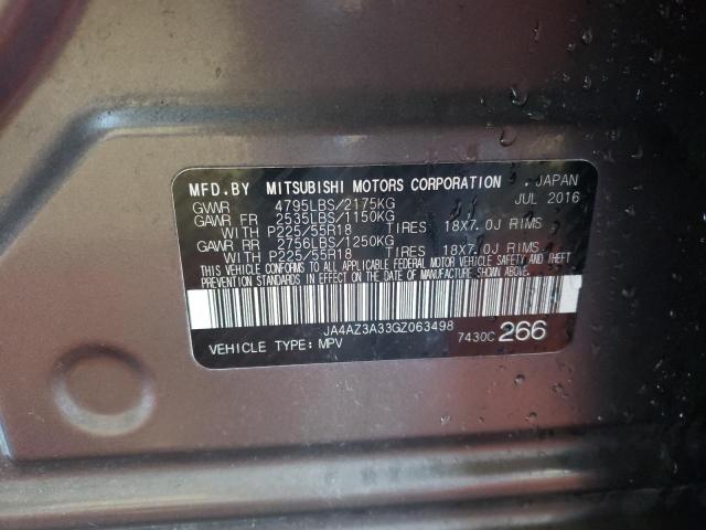 Zdjęcie 10 z aukcji – 2016 MITSUBISHI OUTLANDER z VIN JA4AZ3A33GZ063498