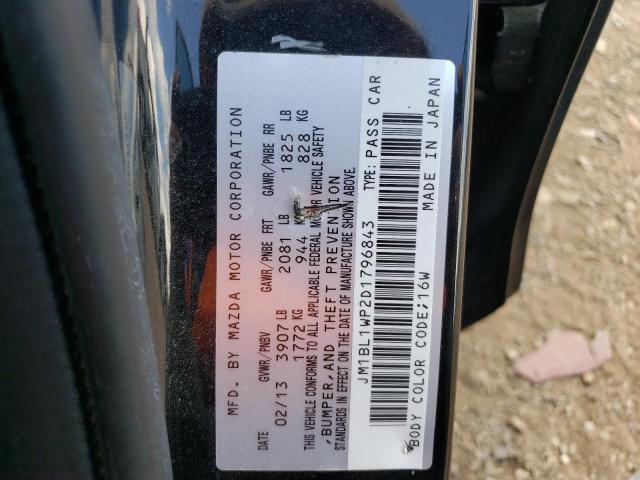 Photo 10 from auction – 2013 MAZDA 3 I with VIN JM1BL1WP2D1796843