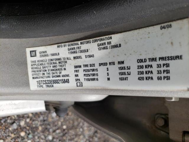 Photo 10 from auction – 2008 GMC CANYON SLE with VIN 1GTCS33E888215848