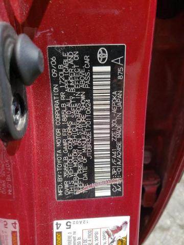 Photo 10 from auction – 2007 TOYOTA COROLLA CE with VIN JTDBR32E170110624