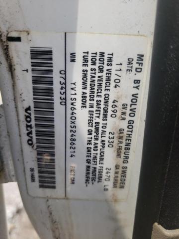 Photo 10 from auction – 2007 VOLVO C70 with VIN YV1SW640X52486214