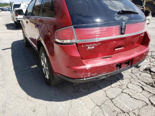 Photo 9 from auction – 2007 LINCOLN MKX with VIN 2LMDU68C77BJ31233