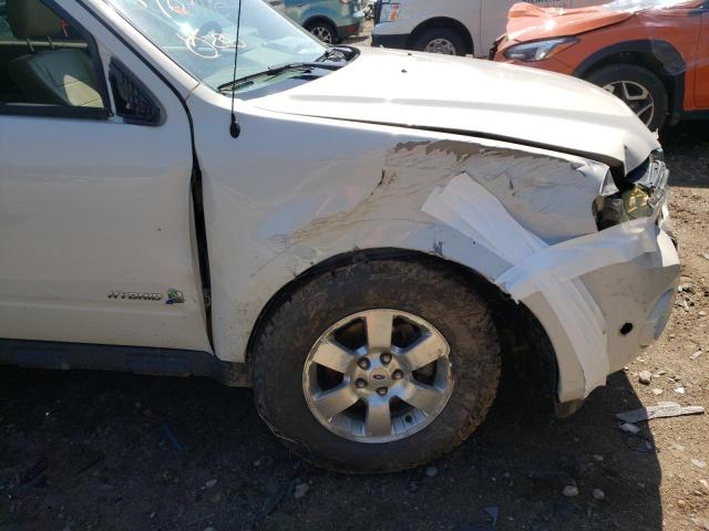 Photo 9 from auction – 2012 FORD ESCAPE HYB with VIN 1FMCU5K32CKA03993