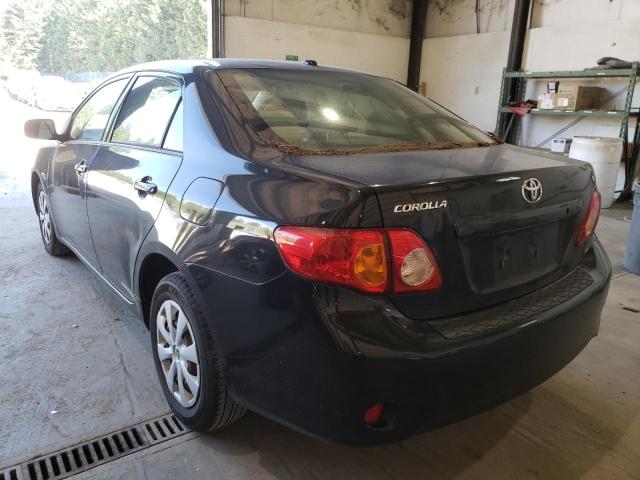 Photo 3 from auction – 2009 TOYOTA COROLLA BA with VIN JTDBL40E699091867