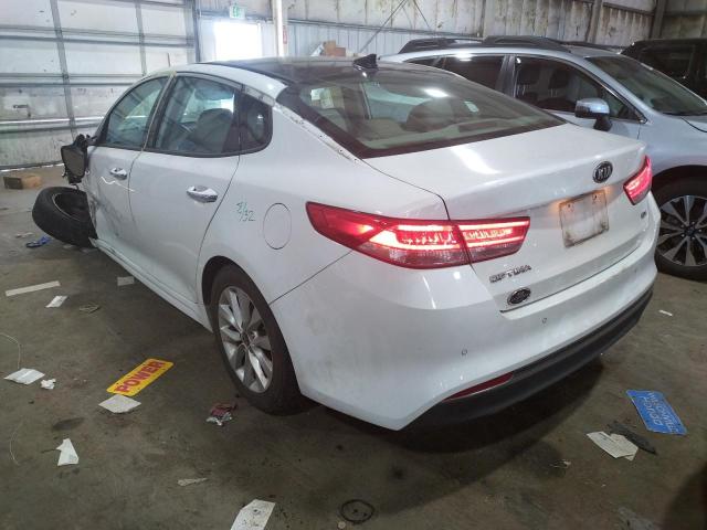 Photo 3 from auction – 2016 KIA OPTIMA EX with VIN 5XXGU4L38GG013605