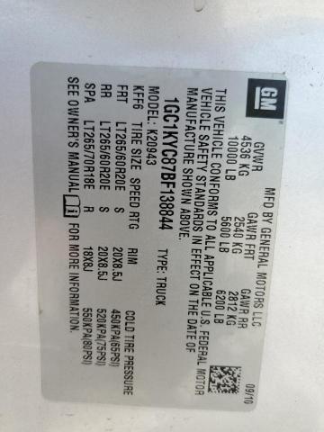 Photo 10 from auction – 2011 CHEVROLET SILVERADO with VIN 1GC1KYC87BF138844