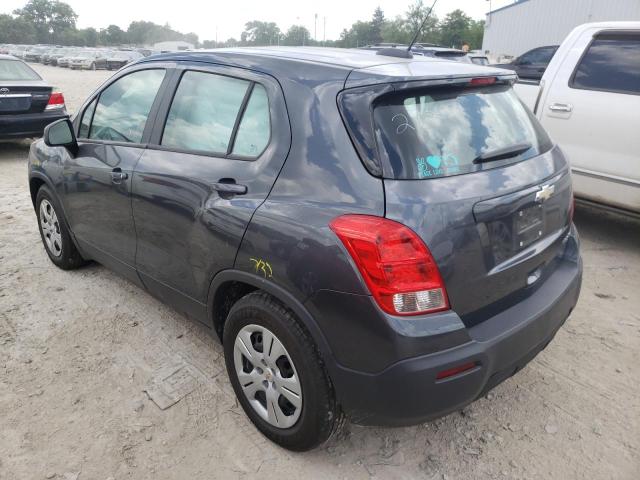 Photo 3 from auction – 2016 CHEVROLET TRAX LS with VIN 3GNCJKSB9GL273429
