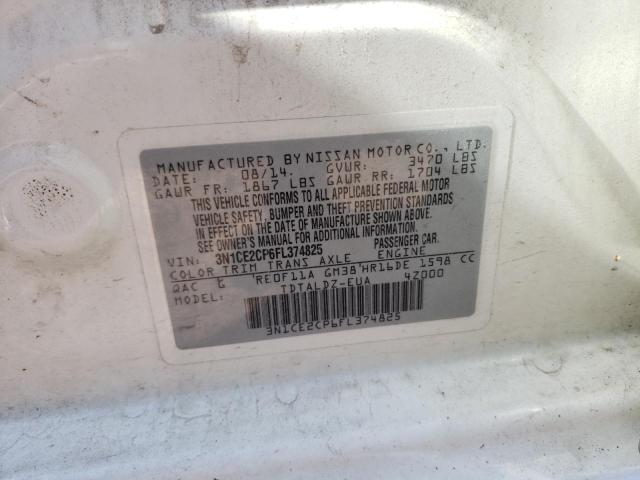Photo 10 from auction – 2015 NISSAN VERSA NOTE with VIN 3N1CE2CP6FL374825