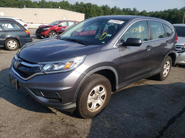 Photo 2 from auction – 2016 HONDA CR-V LX with VIN 5J6RM4H37GL101329