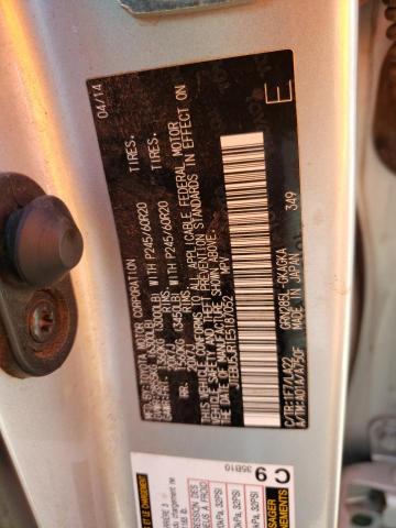 Photo 10 from auction – 2014 TOYOTA 4RUNNER SR with VIN JTEBU5JR1E5187052