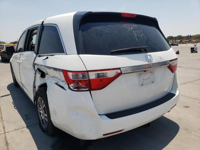 Photo 3 from auction – 2013 HONDA ODYSSEY EX with VIN 5FNRL5H62DB083121
