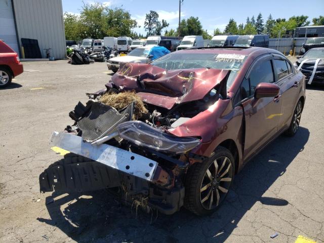 Photo 2 from auction – 2014 HONDA CIVIC EXL with VIN 19XFB2F97EE268788
