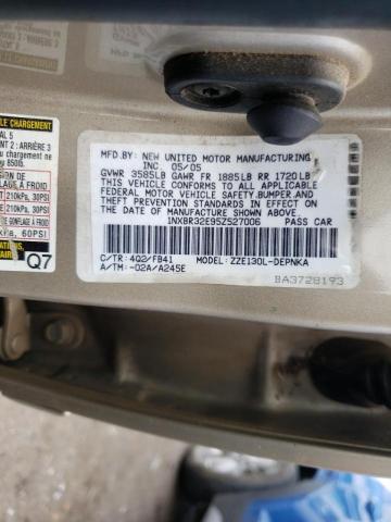 Photo 10 from auction – 2005 TOYOTA COROLLA CE with VIN 1NXBR32E95Z527006