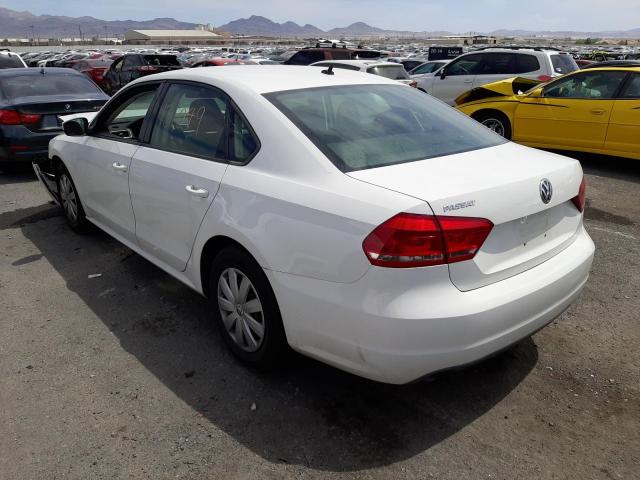 Photo 3 from auction – 2013 VOLKSWAGEN PASSAT S with VIN 1VWAP7A37DC020913