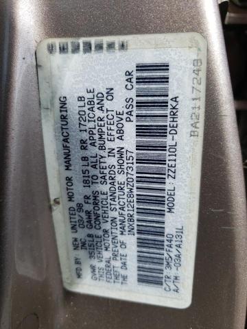 Photo 10 from auction – 1998 TOYOTA COROLLA VE with VIN 1NXBR12E8WZ073157