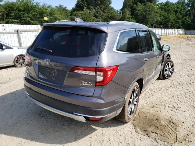 Photo 4 from auction – 2019 HONDA PILOT ELIT with VIN 5FNYF6H04KB010530