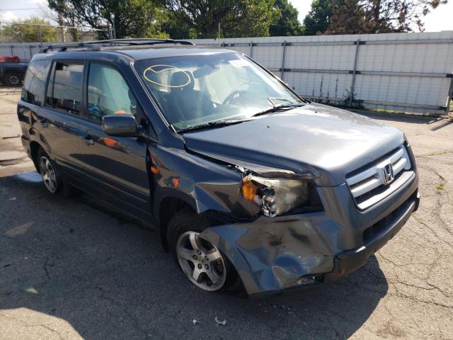 HONDA PILOT EX 2006 with VIN 2HKYF18636H542608 - Photo from auction