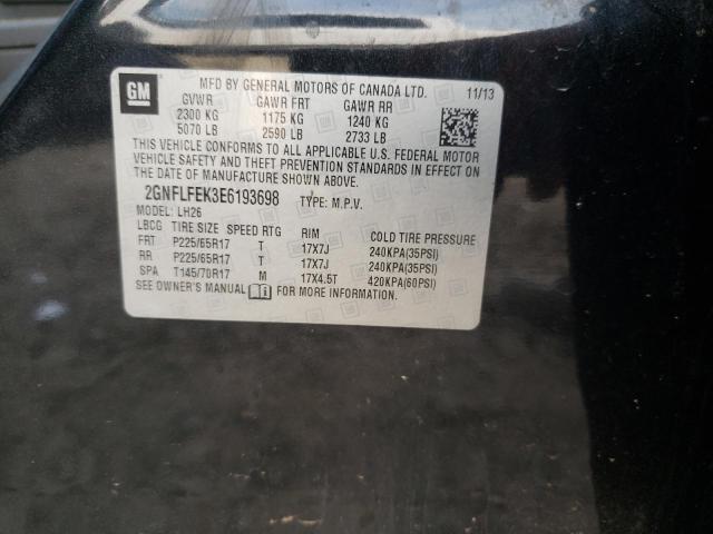 Photo 10 from auction – 2014 CHEVROLET EQUINOX LS with VIN 2GNFLFEK3E6193698