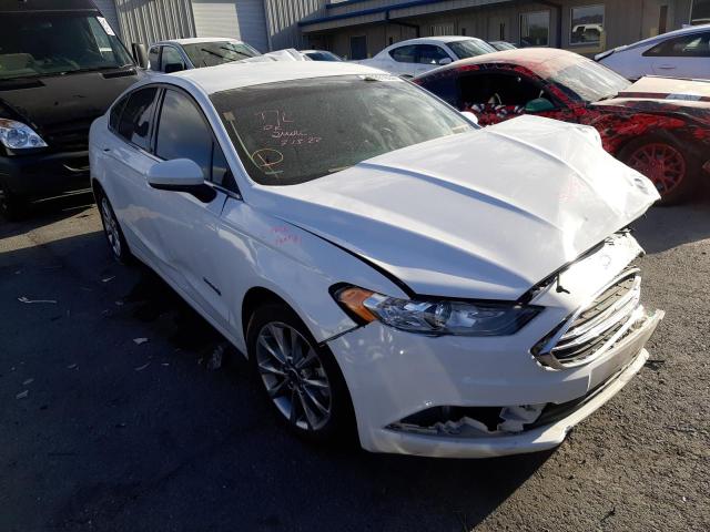 FORD FUSION SE 2017 with VIN 3FA6P0LUXHR323591 - Photo from auction