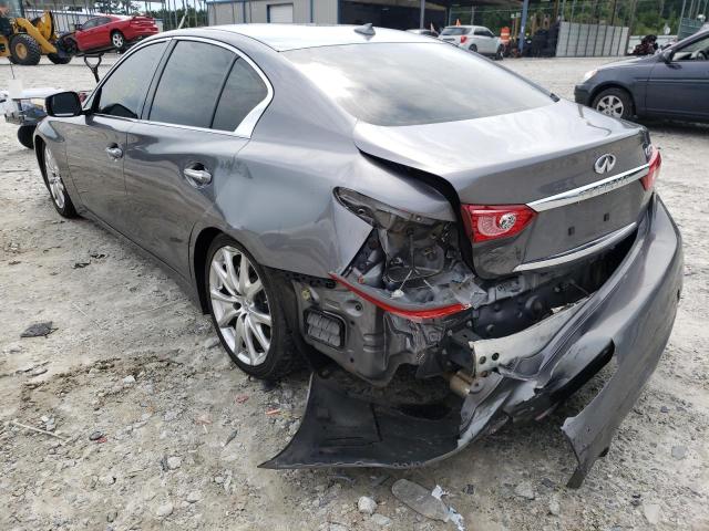 Photo 3 from auction – 2014 INFINITI Q50 BASE with VIN JN1BV7AP8EM670784