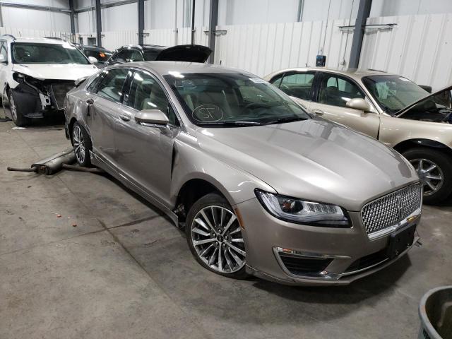 LINCOLN MKZ 2019 with VIN 3LN6L5KUXKR628922 - Photo from auction