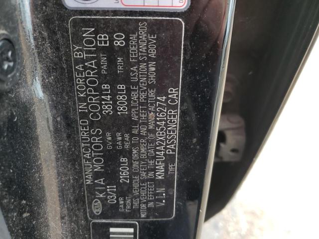 صورة رقم 10 من المزاد - 2011 KIA FORTE EX مع VIN KNAFU4A2XB5416274