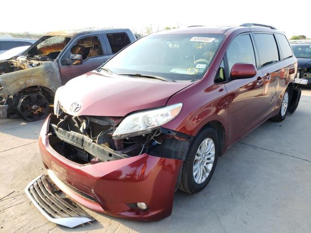 Photo 2 from auction – 2014 TOYOTA SIENNA XLE with VIN 5TDYK3DC9ES460586