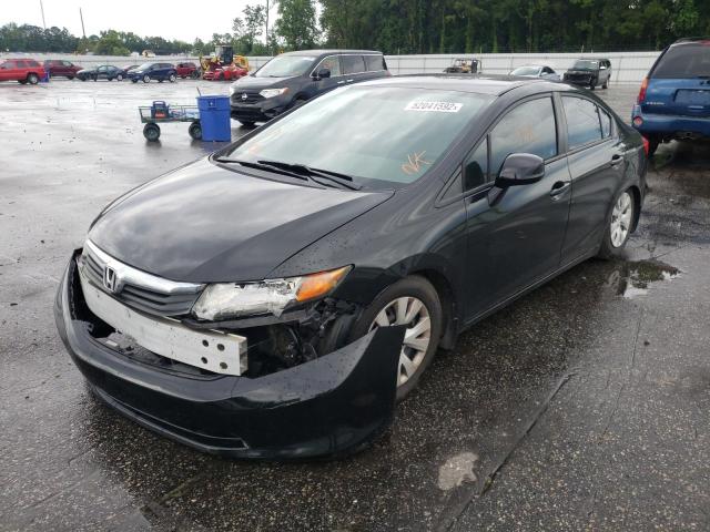 Photo 2 from auction – 2012 HONDA CIVIC LX with VIN 2HGFB2F51CH612468