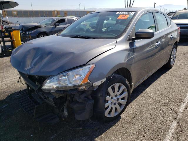 Photo 2 from auction – 2015 NISSAN SENTRA S with VIN 3N1AB7AP6FL666281